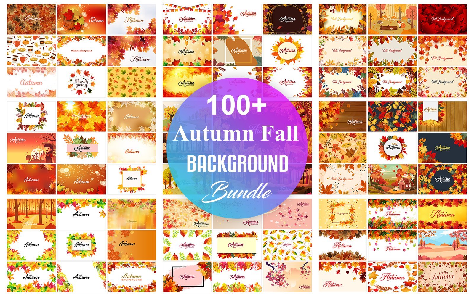 Kit Graphique #209446 Autumn Fall Divers Modles Web - Logo template Preview