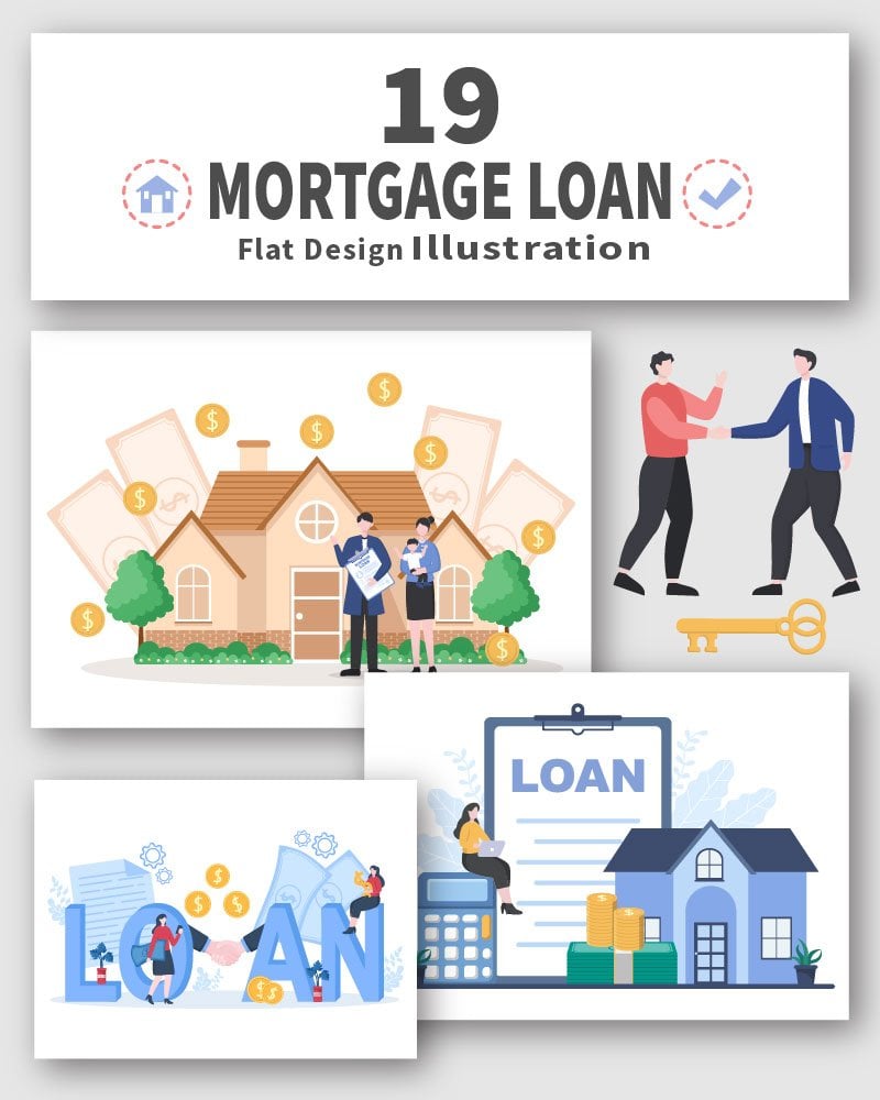 Kit Graphique #209481 Mortgage Prt Divers Modles Web - Logo template Preview