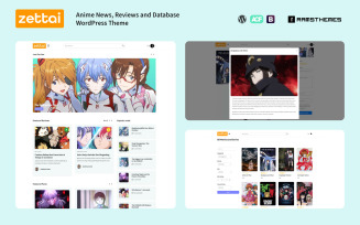 ZETTAI - Anime News, Reviews and Database WordPress Theme