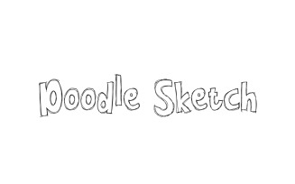 Doodle Sketch Comic Style Font
