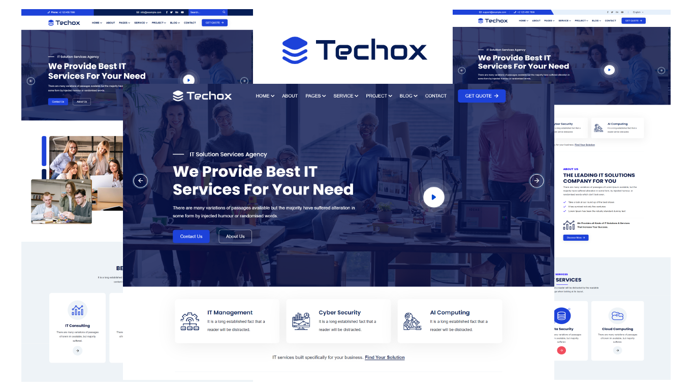 Techox - It Solution & Services HTML5 Template