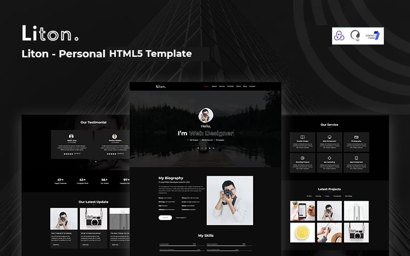 Kit Graphique #209631 Site-personnel Blog Divers Modles Web - Logo template Preview