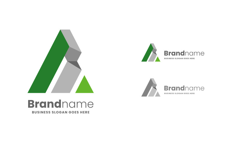 A Letter Architecture Logo Logo Template