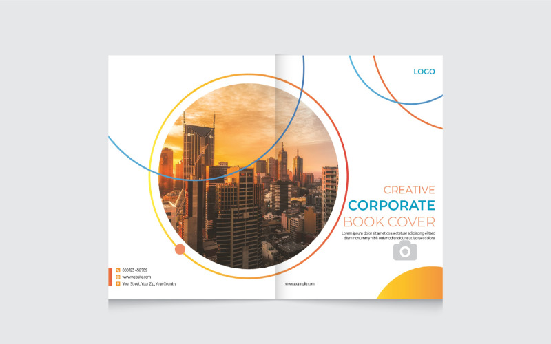 Bifold Brochure Cover Design Template Corporate Identity