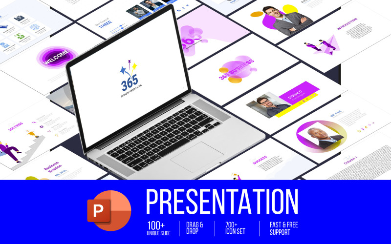 365 Business-PowerPoint Presentation PowerPoint Template