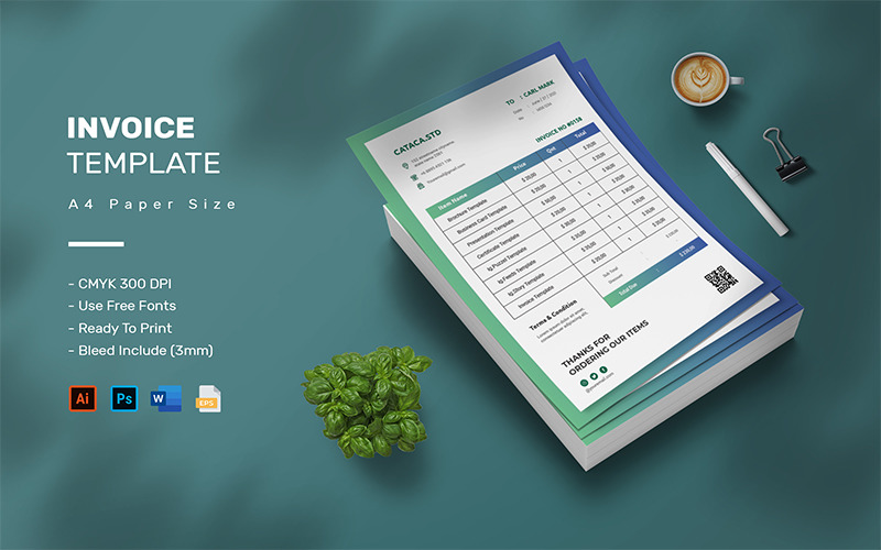 Cataca - Invoice Template Corporate Identity