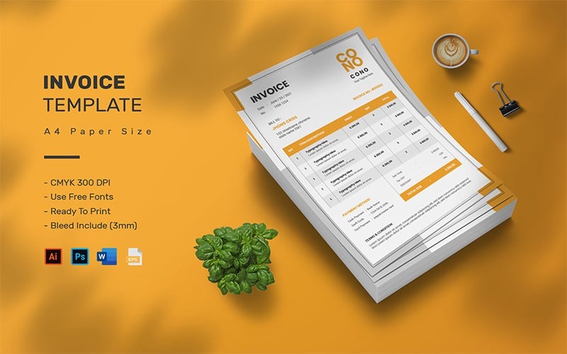 Cono --- Invoice Template Corporate Identity