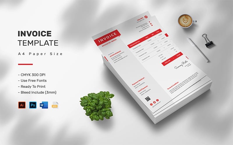 Galmo -- Invoice Template Corporate Identity
