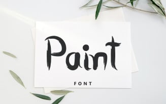 Paint - Special Minimal Font