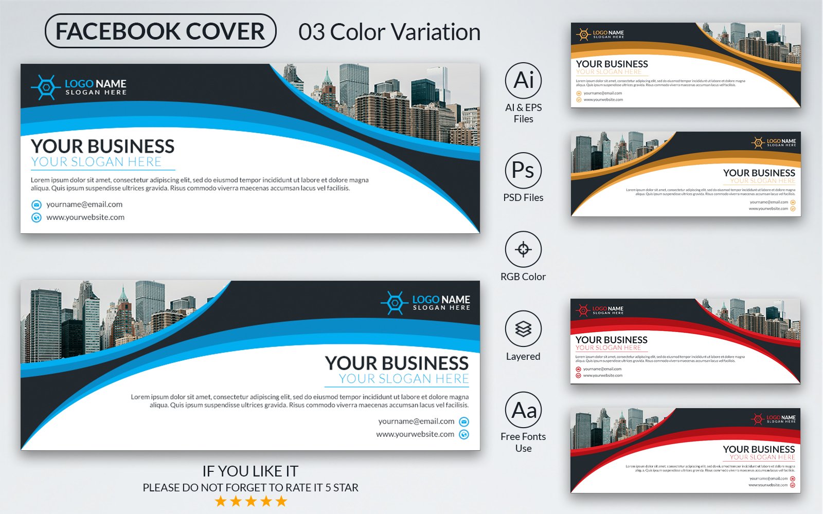 Kit Graphique #209748 Facelivre Annonce Divers Modles Web - Logo template Preview