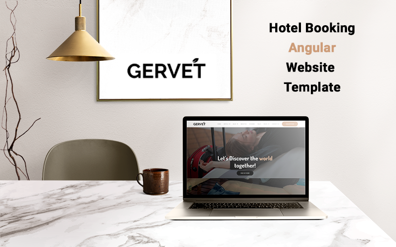 Gervet - Hotel Booking Angular Template Website Template