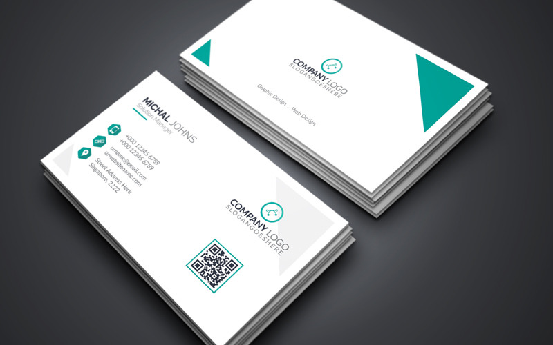 Simple Creative Business Card Vol_ 141 Corporate Identity