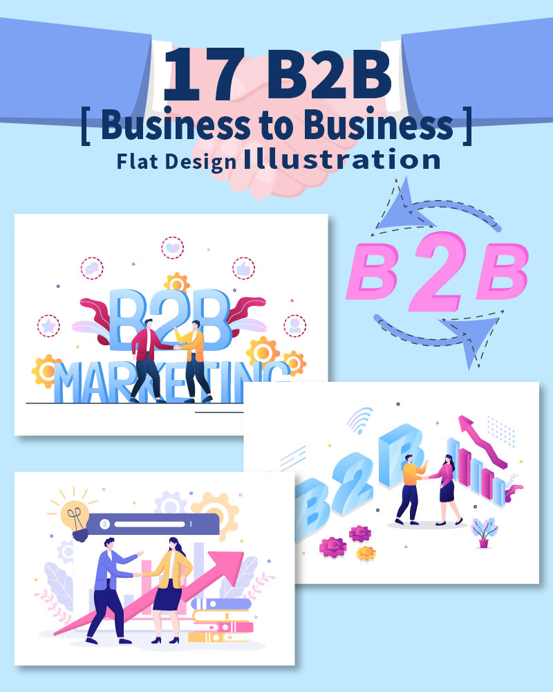 Kit Graphique #209801 B2b Business Divers Modles Web - Logo template Preview