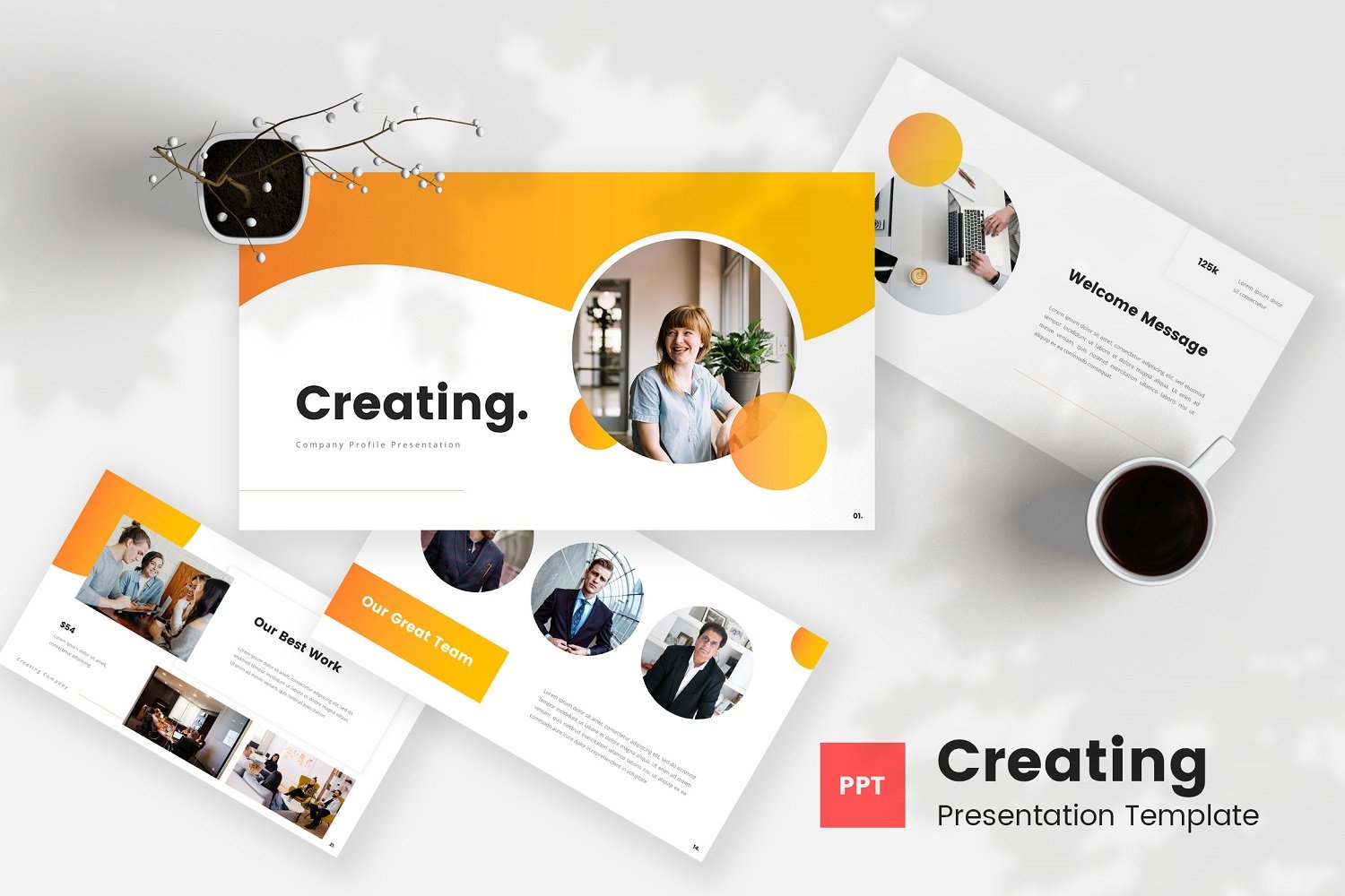 Kit Graphique #209845 Company Profile Divers Modles Web - Logo template Preview