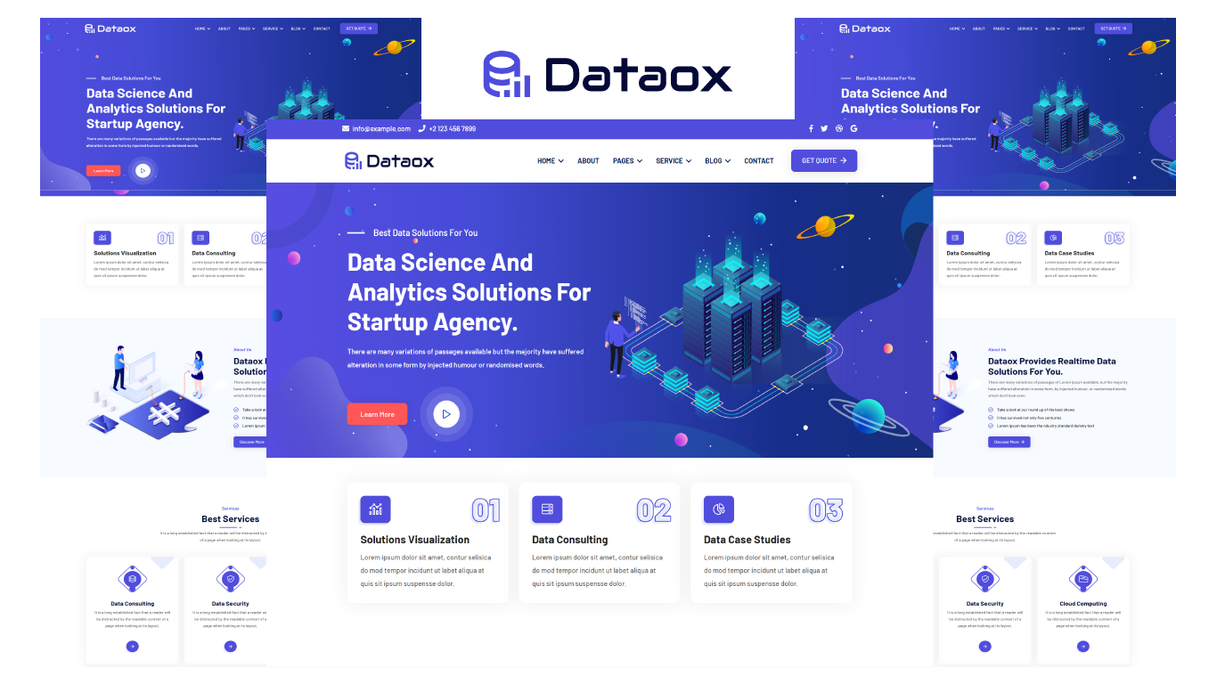 Dataox - Data Science & Analytics HTML5 Template