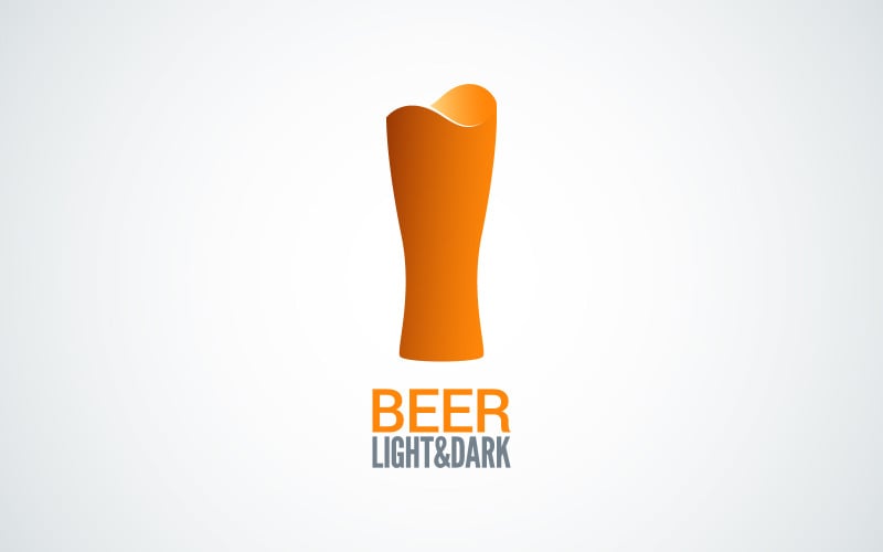 Beer Glass Logo Design Vector Logo Template