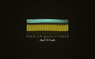Beer Label Concept Vector Background