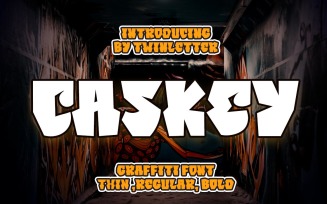 Caskey Graffiti Display Font