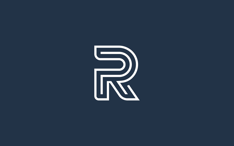 R Letter Logo Design Vector Template Logo Template