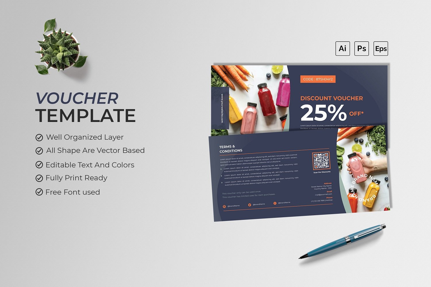 Kit Graphique #209935 Food Juice Divers Modles Web - Logo template Preview