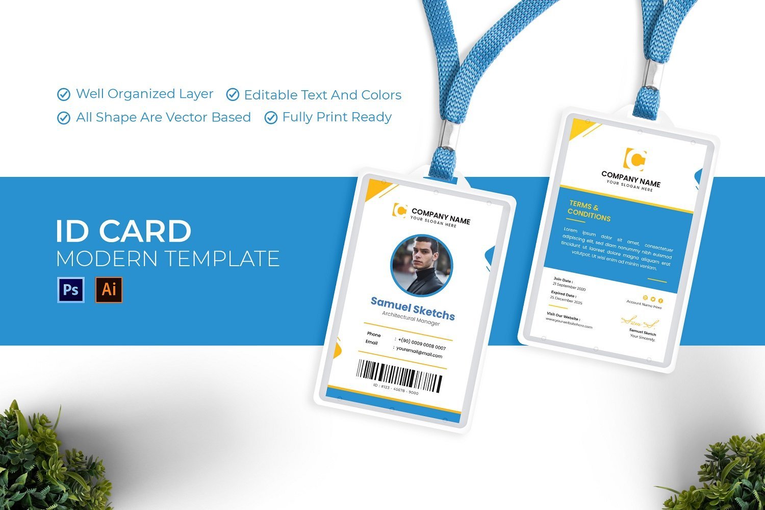 Template #209967 Id Vector Webdesign Template - Logo template Preview