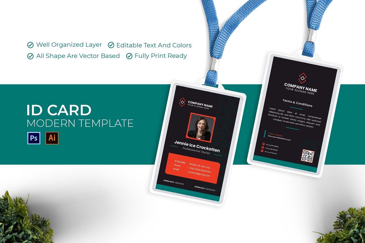 Template #209968 Id Vector Webdesign Template - Logo template Preview