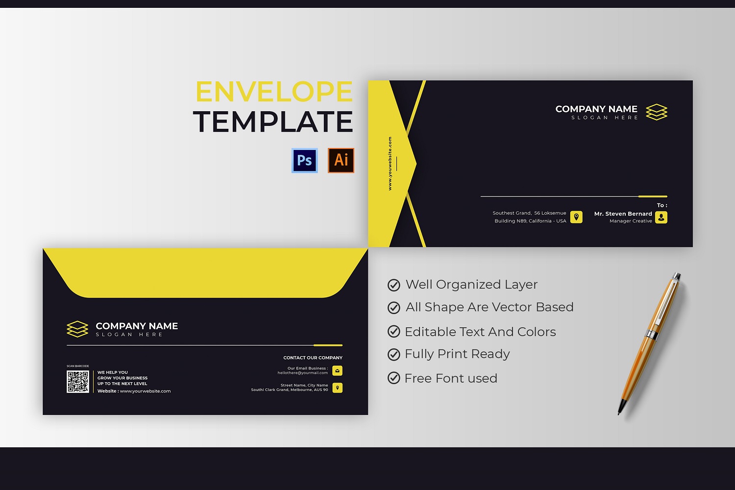 Template #209978 Business Print Webdesign Template - Logo template Preview