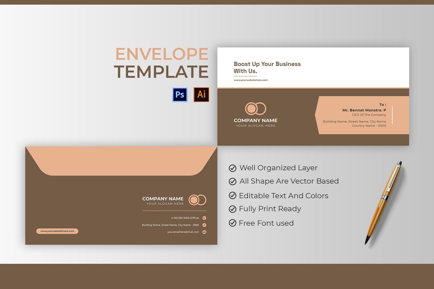 Template #209980 Business Print Webdesign Template - Logo template Preview