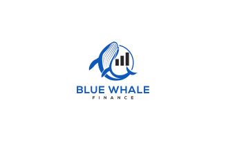 Blue Whale Capital Modern Logo Design