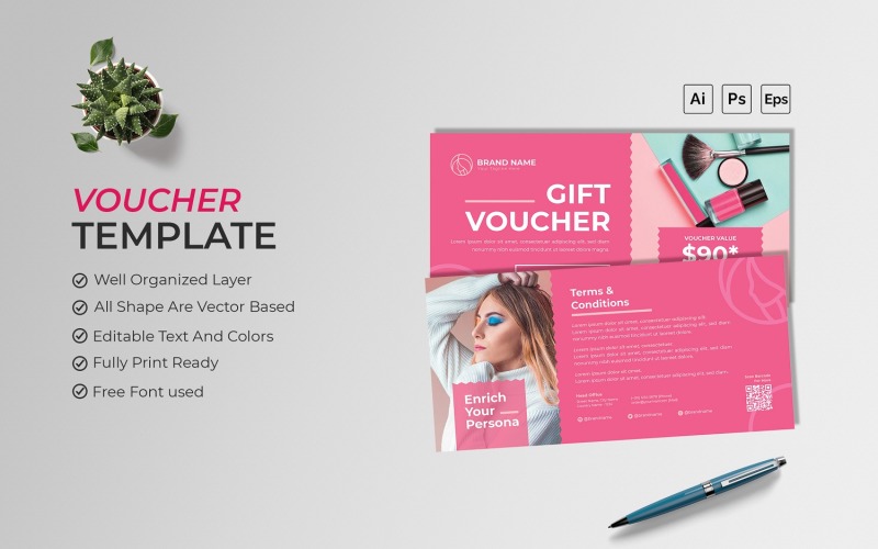Cosmopolitan Gift Voucher Corporate Identity
