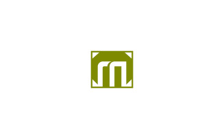 M Logo Design Business Template