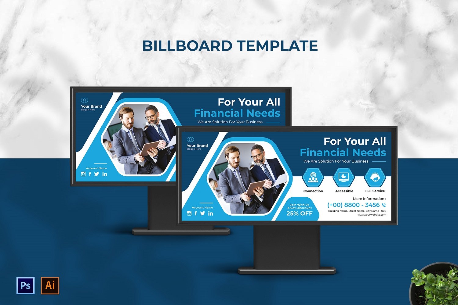 Template #210092 Outdoor Billboard Webdesign Template - Logo template Preview