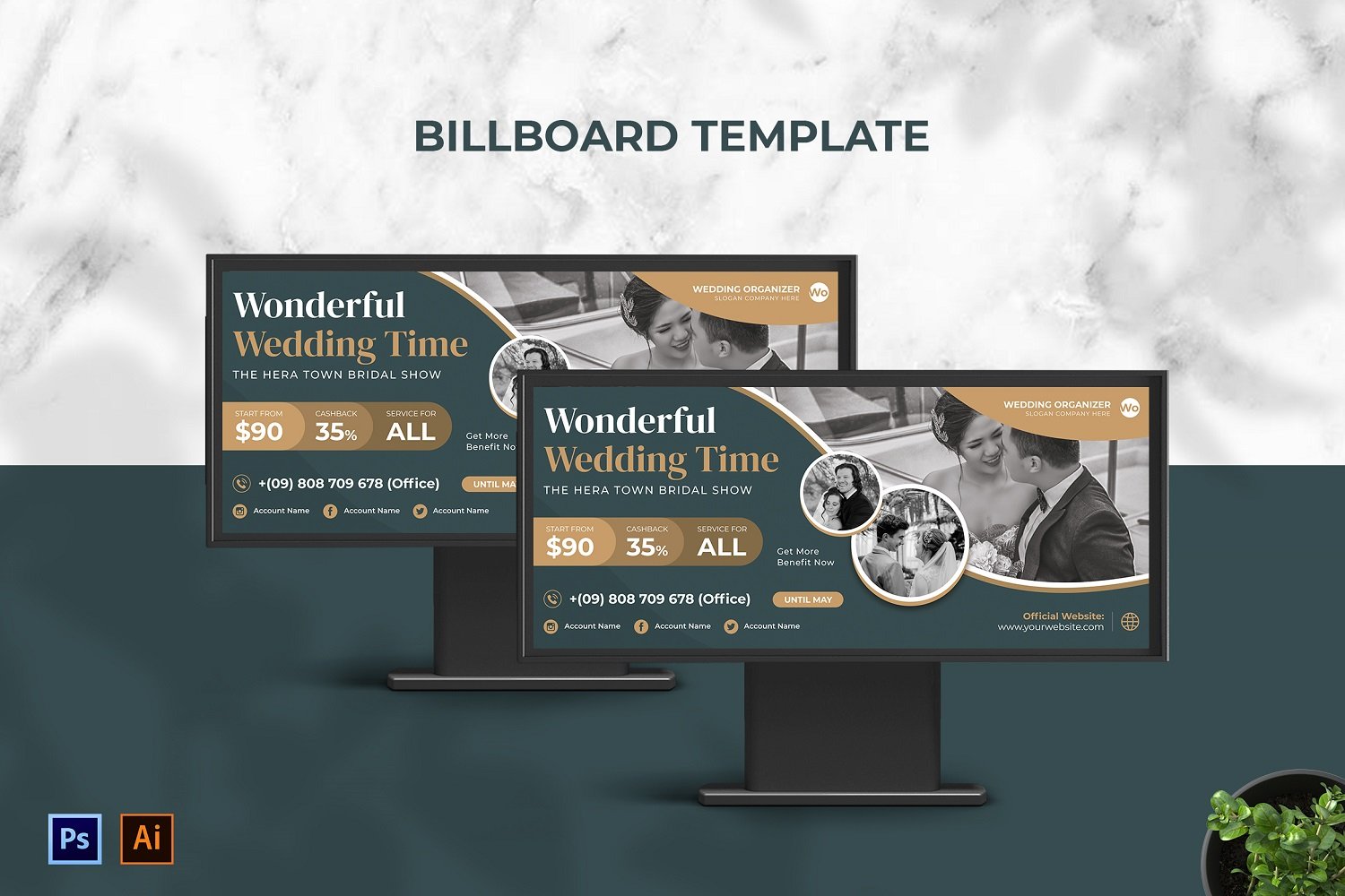 Template #210093 Outdoor Billboard Webdesign Template - Logo template Preview