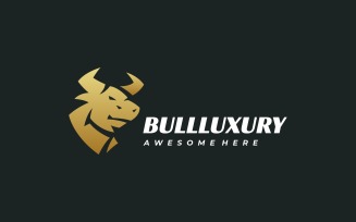 Bull Luxury Logo Template