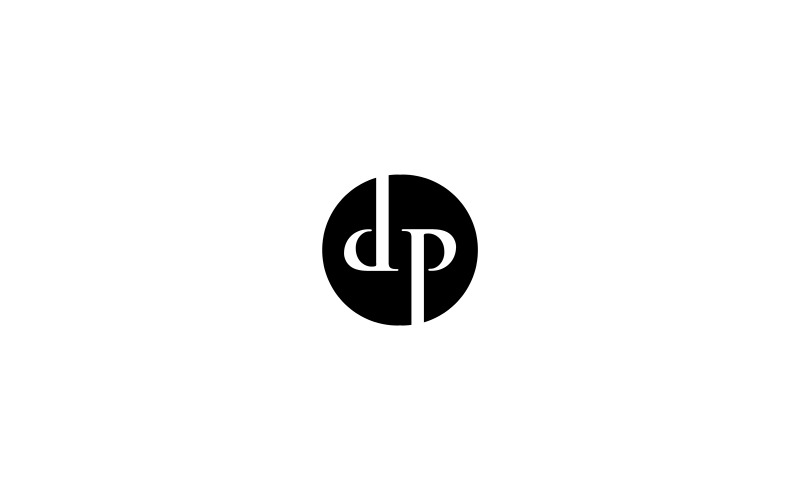 DP Letter Logo Design Vector Template or PD Logo Design Logo Template