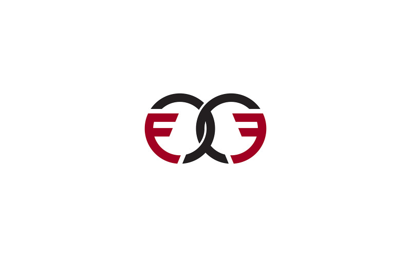 FF Logo Design Vector Template or F & F Letter Logo Design Business Template Logo Template