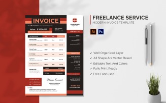 Freelance Service Invoice