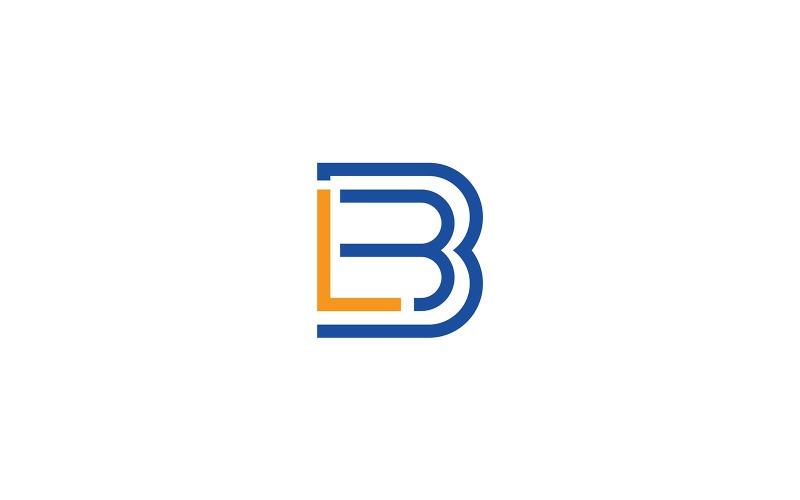 LBB Logo Concept or LB Logo Design Vector Logo Template