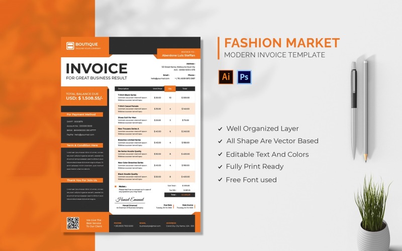 Online Course Flyer Template Corporate Identity