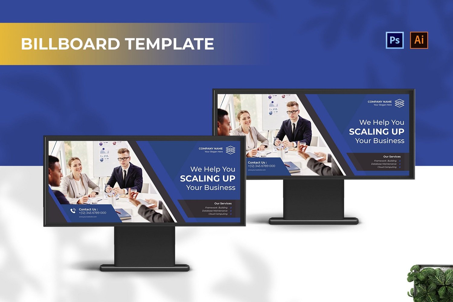 Template #210106 Outdoor Billboard Webdesign Template - Logo template Preview