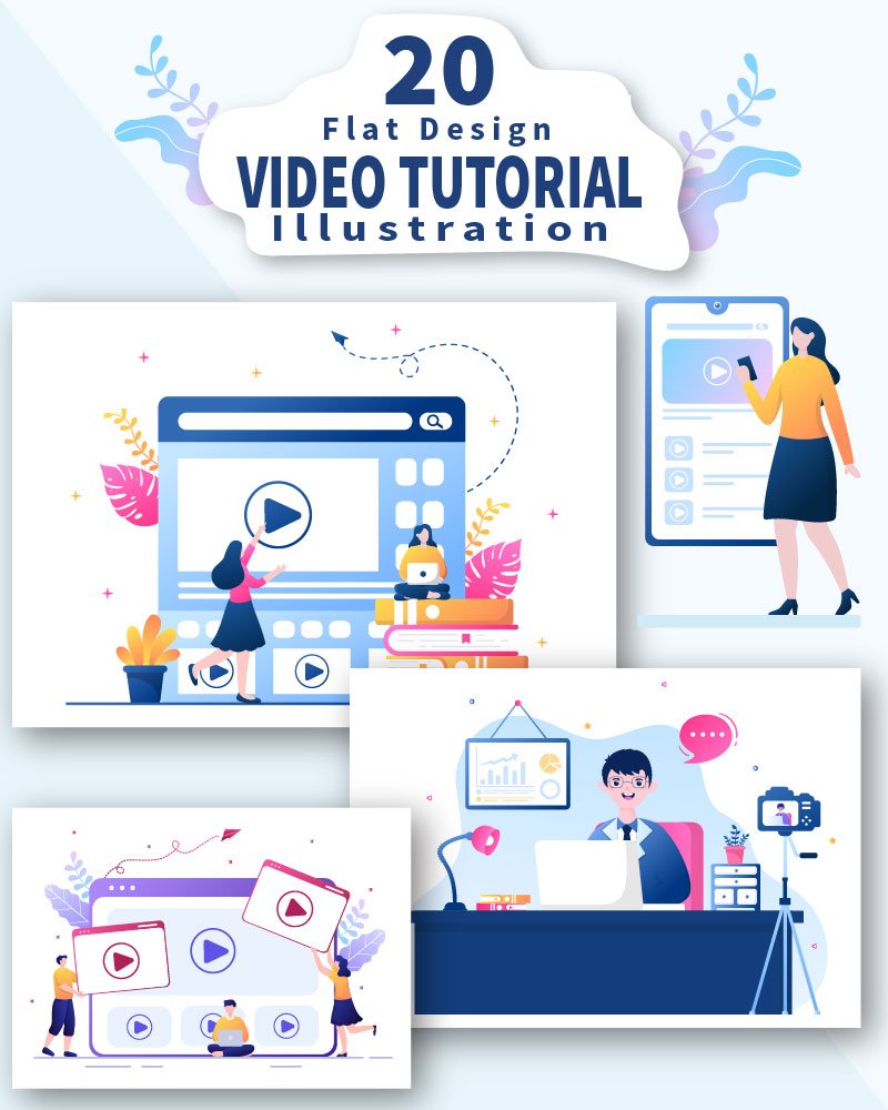 Kit Graphique #210130 Streaming Tutorial Divers Modles Web - Logo template Preview