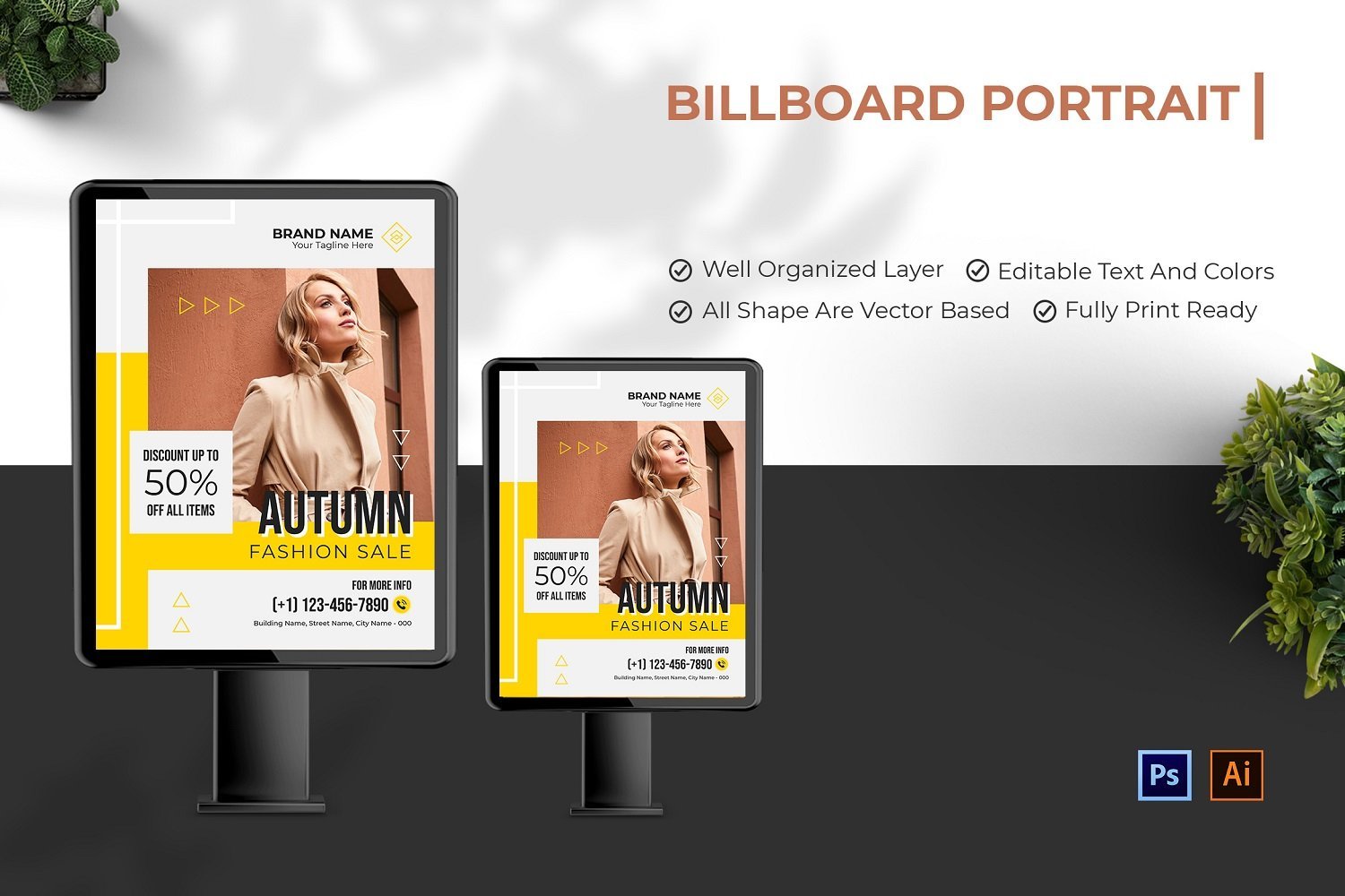 Template #210141 Outdoor Billboard Webdesign Template - Logo template Preview