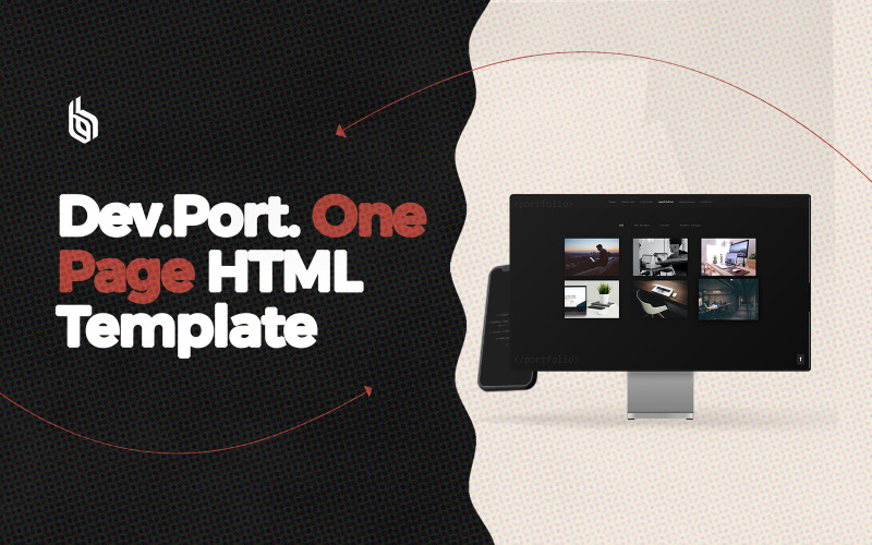 DevPort. - Responsive One Page Portfolio Landing Page Template