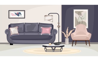Furniture Interior 210370504 Vector Illustration Concept