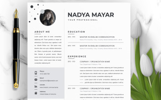Nadya Mayar / Resume Template