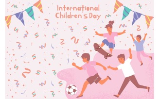 International Children'S Day Card 210350603 Vector Illustration Concept
