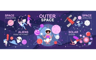 Space Infographics 210260520 Vector Illustration Concept