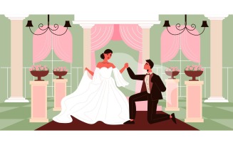 Wedding Couple Illustration 210260526 Vector Illustration Concept