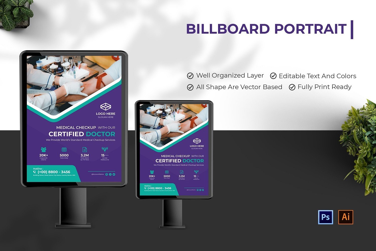 Template #210631 Outdoor Billboard Webdesign Template - Logo template Preview