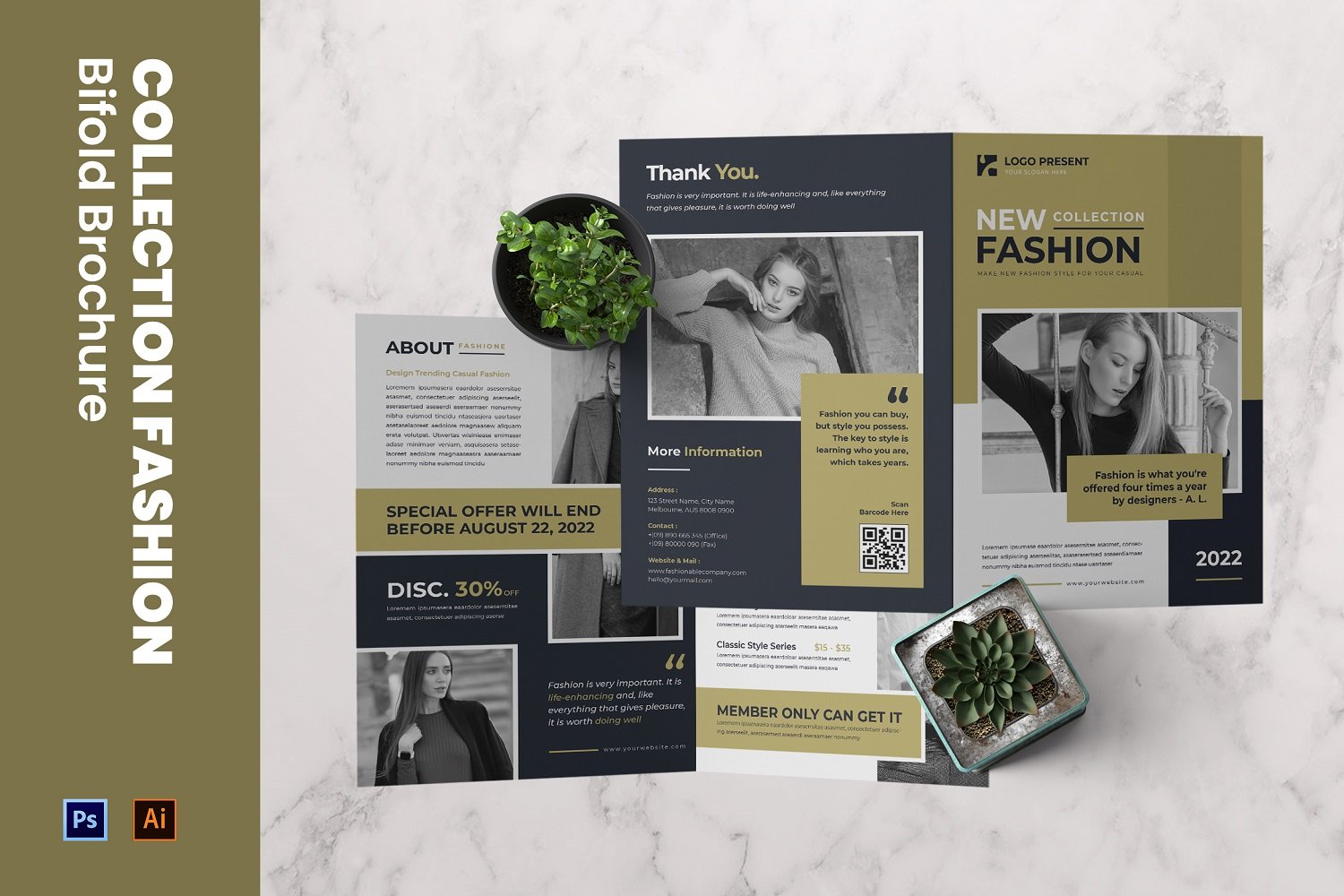 Template #210649 Bifold Flyer Webdesign Template - Logo template Preview